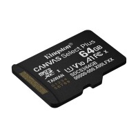 Карта памяти Kingston SDCS3/64GBSP Canvas Select Plus MicroSD (Class 10 UHS-I) без адаптера - фото