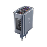 Зарядное устройство ACEFAST A45 PD65W, цвет серый - фото