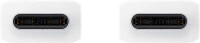 Сетевой кабель SAMSUNG EP-DX510JWRGRU (Type-C to Type-C Cable 1.8m (5A)) white - фото