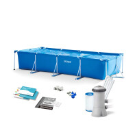 Каркасный бассейн Rectangular Frame INTEX, 28274NP - фото