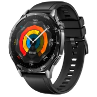 Смарт-часы Huawei Watch GT 5 Pro (46mm) Black Fluoroelastomer Strap (MSC012) - фото