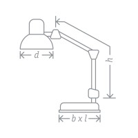 Светильник Navigator 61 643 NDF-D023-60W-WH-E27 на основании, белый - фото