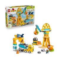 Конструктор Lego 10476 Дупло Стройплощадка и техника 3в1 - фото