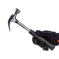 Молоток-гвоздодер, 450 г, боек 27 мм, металлическая трубчатая обрезиненная рукоятка// Sparta - фото