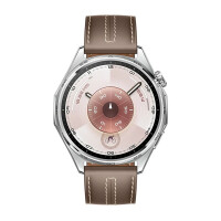 Смарт-часы HUAWEI WATCH GT 6 (46mm) Brown Composite Leather Strap - фото