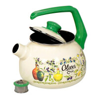 Чайник с бак. руч. Metrot, Олива, 2,5л, 193168 - фото