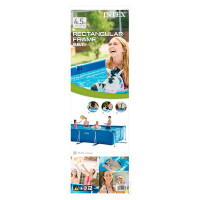 Каркасный бассейн Rectangular Frame INTEX, 28273NP - фото
