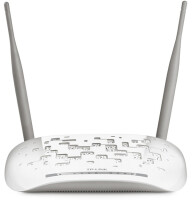 Модем/Роутер ADSL, TP-Link TD-W8961N, 4 порта + Wi-Fi, 300 Mbps (TD-W8961N) - фото