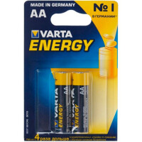 Батарейки Varta Energy Mignon 1.5V LR6/AA (2 шт) - фото