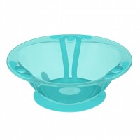 Тарелка детская глубокая на присоске 300 мл, 431311809, Зеленый - фото