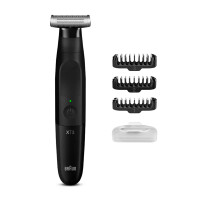 Триммер гибридный для бороды, усов и тела Braun XT3100 Series X, 3 насадки, чёрный - фото