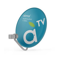 Комплект спутникового оборудования AlmaTV с приставкой - фото