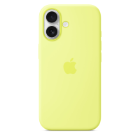Чехол iPhone 17 Silicone Case with MagSafe - Neon Yellow (MGEV4ZM/A) - фото