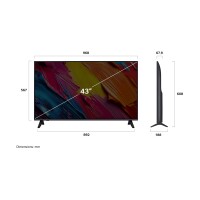 Телевизор LG 43" QNED 4K UHD Smart 43QNED70A6A - фото
