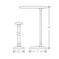 Светильник Navigator 71 571 NDF-D012-8W-5K-WH-LED на основании, белый - фото