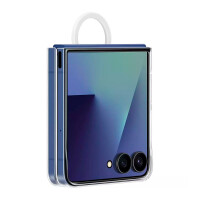 Чехол для смартфона Samsung Ring Case Z Flip7 Clear Transparent (EF-QF766CTEGRU) - фото