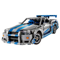 Конструктор Lego Nissan Skyline GT-R (R34) Техник Двойной форсаж: автомобиль 42210 - фото