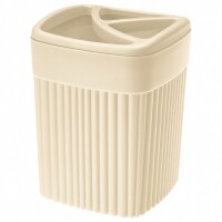Стакан для зубных щеток Velvet 0,65л, 433239507 (Бежевый) - фото