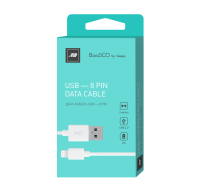 Дата-кабель USB - 8 pin, 2А, 2м, белый, BoraSCO 21972 - фото