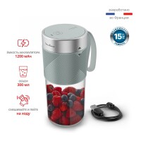 Портативный блендер Moulinex Lightmix LM1C0410 - фото