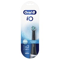 Насадки Oral-B iO Ultimate Clean Black для электрической зубной щетки, 2 шт., для тщательного удаления налета - фото