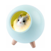 Ночник-светильник ЭРА NLED-468-1W-GR хомяк зеленый - фото