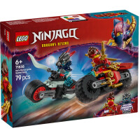 Конструктор Lego 71838 Ниндзяго Скоростная гонка Кая на мотоцикле - фото