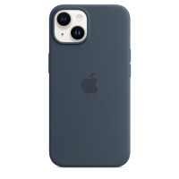 iPhone 14 Silicone Case with MagSafe - Storm Blue - фото