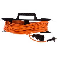 Удлинитель силовой на рамке GLANZEN 4 гн ПВС 2*0,75 30м арт ER-30-001 - фото