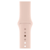 Ремешок Apple 44mm Pink Sand Sport Band - S/M & M/L Model MTPM2ZM/A - фото