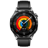 Смарт-часы Huawei Watch GT 5 Pro (46mm) Black Fluoroelastomer Strap (MSC012) - фото