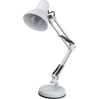 Светильник Navigator 61 643 NDF-D023-60W-WH-E27 на основании, белый - фото