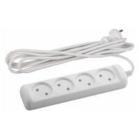 ЭРА удл. U-4-5m-2x1 5м 4 розетки, без заземления - фото