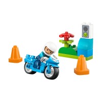 Конструктор Lego 10471 Дупло Синий полицейский мотоцикл - фото