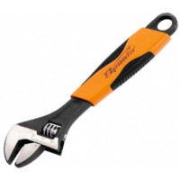 Ключ разводной Sparta, 200 мм, двухкомпонентная рукоятка - фото