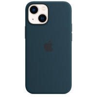 iPhone 13 Silicone Case with MagSafe – Abyss Blue Model A2706 - фото