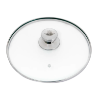 Крышка стеклянная с металл. ручкой 28 см (T5728) TS Kitchen - фото