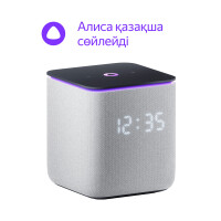 Яндекс Станция Миди с Алисой, с Zigbee, 24 Вт, серый - фото