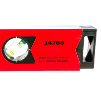 Уровень алюминиевый Магнитный 600 мм, фрезерованный, 3 глазка (1 зеркальный) Matrix - фото