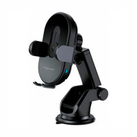 Автомобильный держатель H3 Kirin, с беспроводной зарядкой, черный - фото