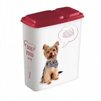 Контейнер для корма с декором lucky pet 2,3л собаки 4342114 - фото