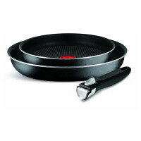 Посуда Tefal 04238820 набор посуды ING BLACK - фото