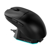 Мышь беспроводная Ajazz AJ159P MC PAW3311, до 12000 DPI, Беспроводная, USB, 2,4 ГГц, Bluetooth, Черный - фото