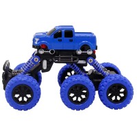 Funky Toys FT97934 Инерционная машинка Внедорожник 6х6 синяя - фото