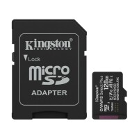 Карта памяти Kingston SDCS3/128GB Canvas Select Plus MicroSD (Class 10 UHS-I) - фото