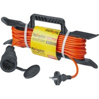 Удлинитель силовой шнур Navigator 93 919 NPE-F-10-X-2x0.75 на рамке б/з 10м (Россия) - фото