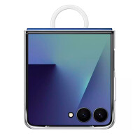 Чехол для смартфона Samsung Ring Case Z Flip7 Clear Transparent (EF-QF766CTEGRU) - фото
