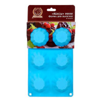 Форма из силикона д/выпечки MARMITON, 6 ячеек - фото