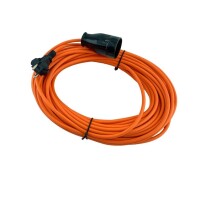 Удлинитель силовой шнур GLANZEN гн ПВС 2х1 20м арт ЕS-20-002 - фото