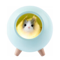 Ночник-светильник ЭРА NLED-468-1W-GR хомяк зеленый - фото